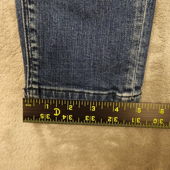 Vervet Jeans Los Angeles Distressed Skinny Jeans Women’s Size 29 Dark Wash Blue - Picture 8 of 11